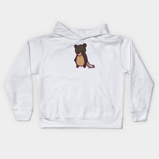 Cute Cartoon Bear with Teddy Kids Hoodie